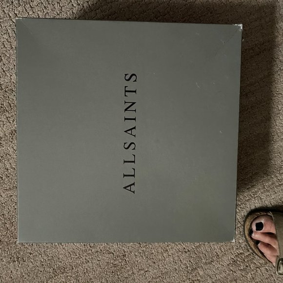 All Saints White Leather Boot Sz. 10 - Picture 6 of 6